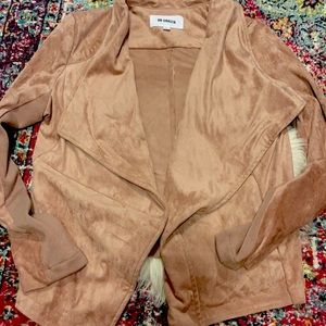 Blush Suede Jacket large